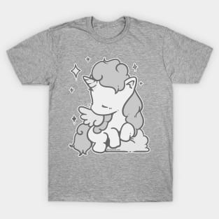 Soft Unicorn (Monochrome Grey) T-Shirt